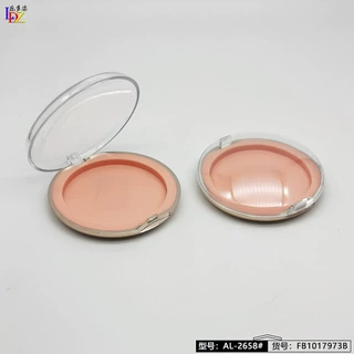 粉饼盒圆形单层带透明粉盒腮红分装盘彩妆空盘单格圆内径59.3mm