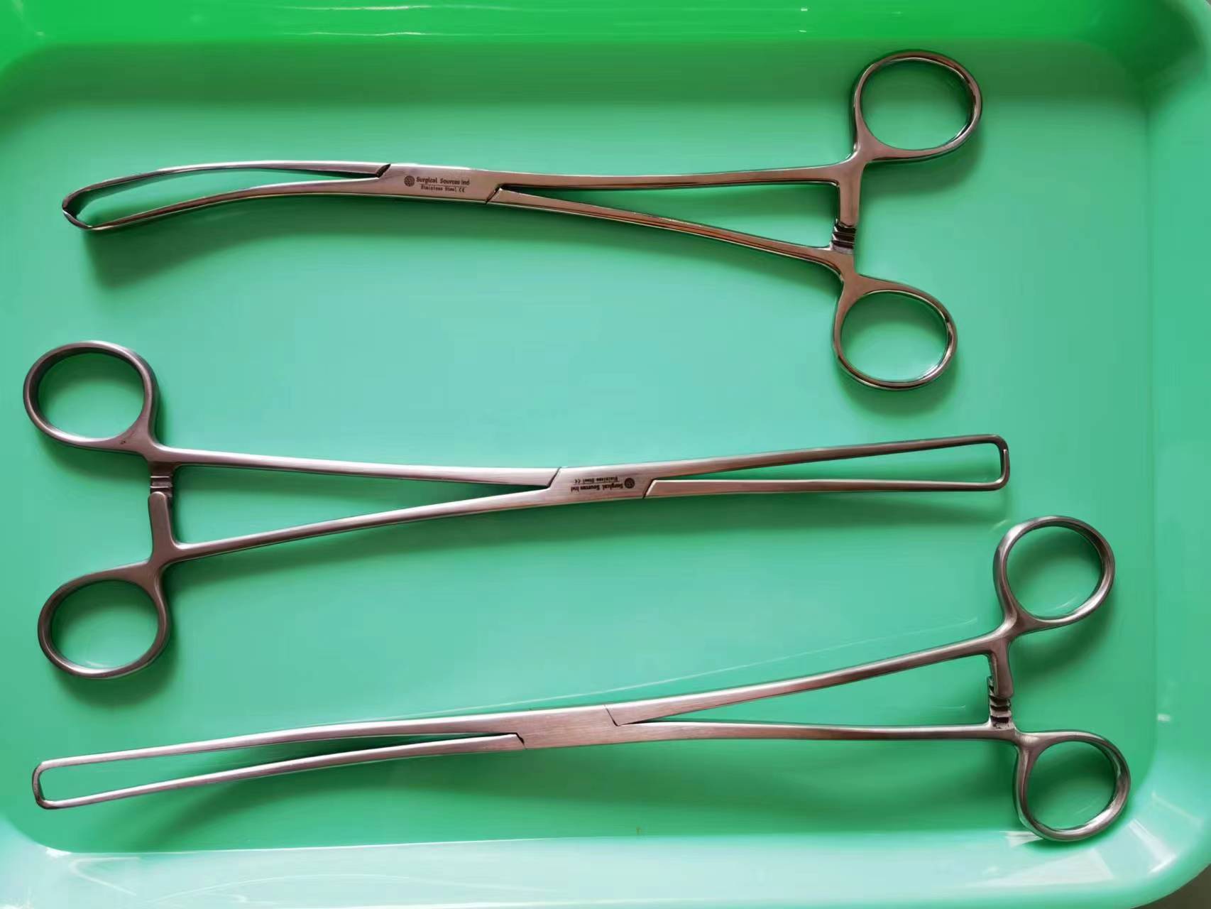 外贸 宫颈钳 鼠齿钳 夹持钳爪钳 降低子宫颈钳子 双拉伸钳 提取钳