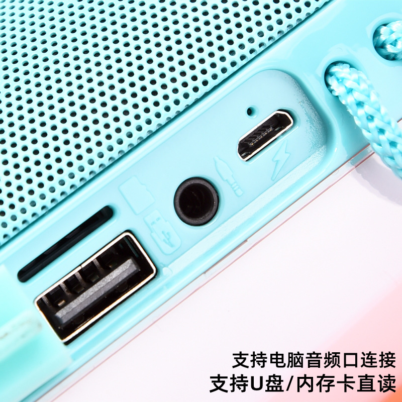 Altavoces duales transfronterizos, altavoz Bluetooth inalámbrico de alto volumen tg157, luz LED portátil para exteriores, altavoz Bluetooth explosivo