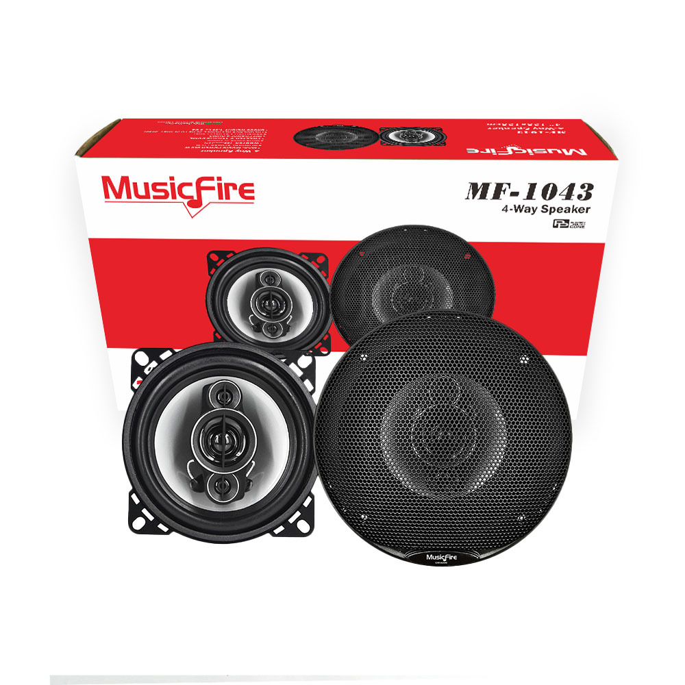 Qìchē MF Car Audio 4-inch Coaxial Full-Frequency Speaker (Car horn/tweeter)