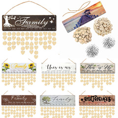 Valentine's Day Anniversary Record Plate Craftsmanship Calendar Clip Birthday Party Celebration Home Decor Ornament Gift