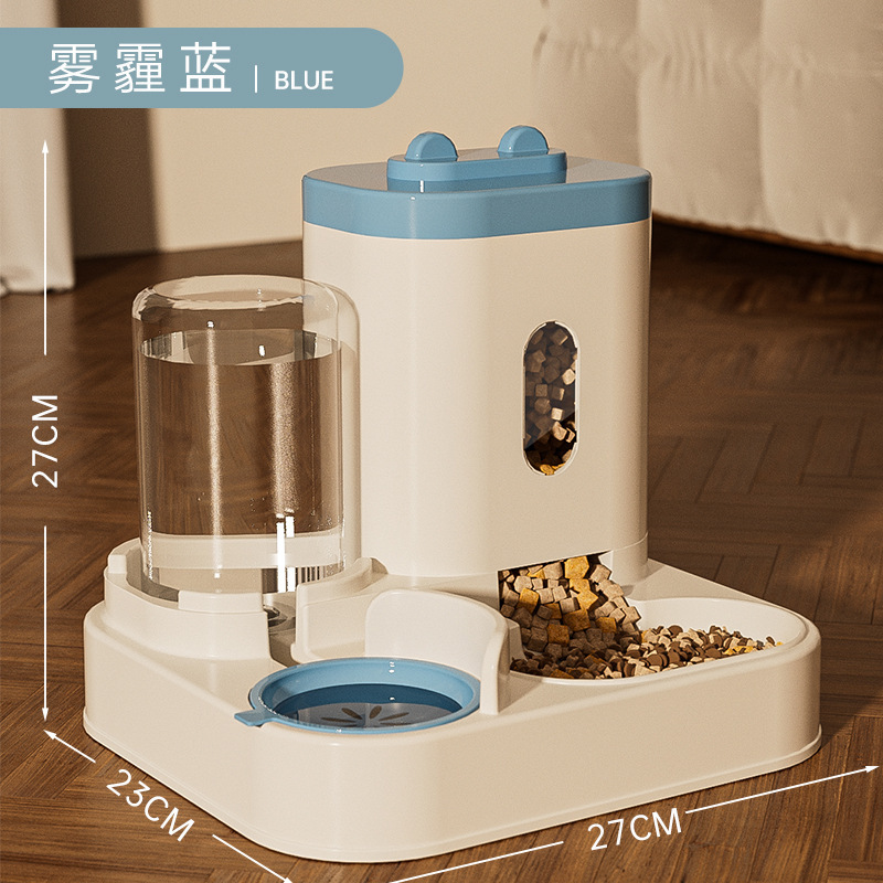 Tazón para gatos Tazón para perros Tazón para gatos Tazón para comida para gatos Alimentador automático Tazón doble Tazón para beber Protección integrada Productos para mascotas Protección de la columna cervical
