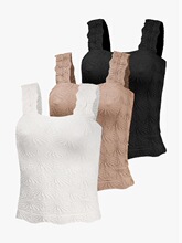 C 52515 Square Neck Jacquard Sport Bra Top �Ứ�˶�����