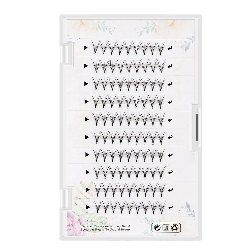 9D бабочка крыло эльф, цветок расцвет двойная зажимка Фэнтай цветущие комиксы фея YY густое приживание ресниц
