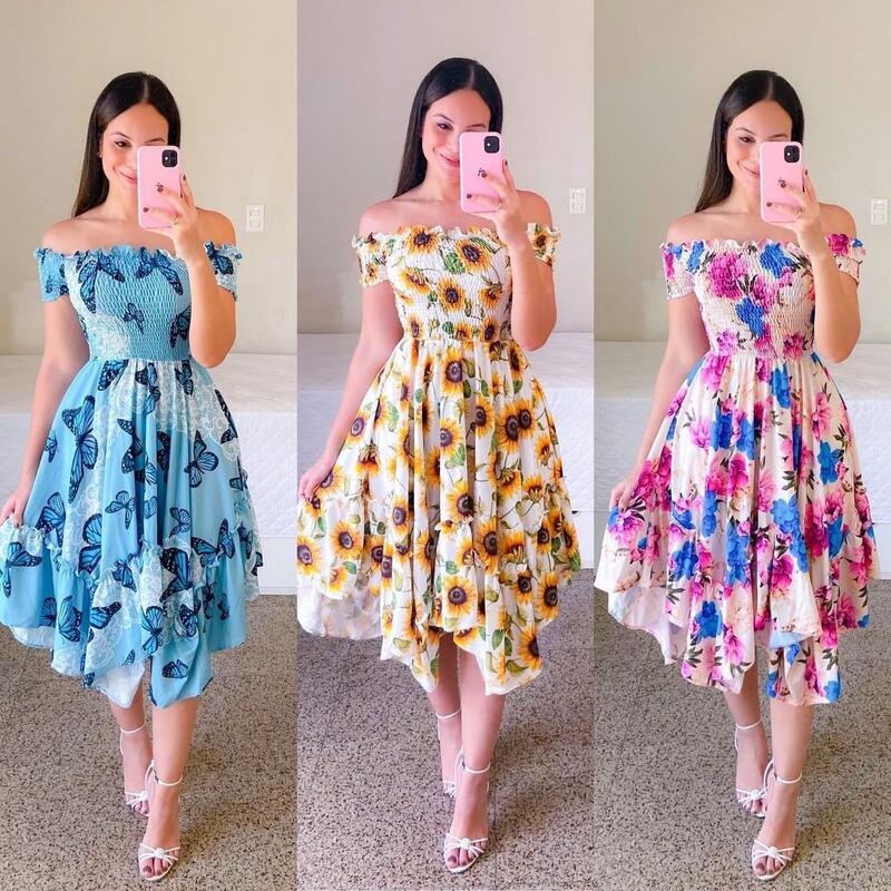 2025 European and American Cross-Border Amazon Ebay Dress One-Shoulder Asymmetrical Off-Shoulder Digital Printed Mid-Length Skirt