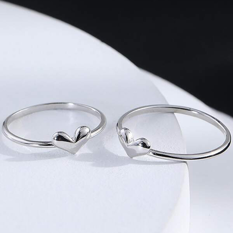 Rings Classification Wholesale Jewelry Casual Simple Style Heart Shape Copper Plating Rings