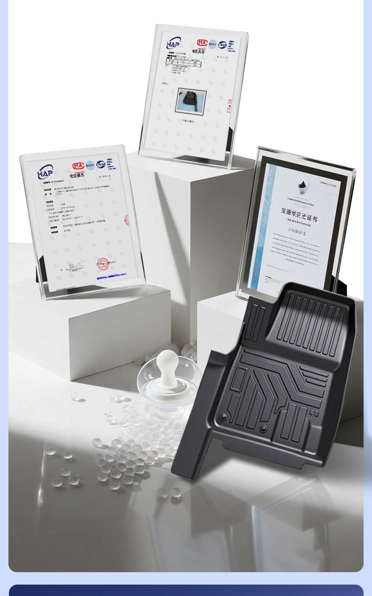 Suitable for Zhiji Ls9 Six-Seater Full-Surround Interior Modification Package, Threshold Waterproof Floor Mat Decoration, Tpe Car Floor Mats