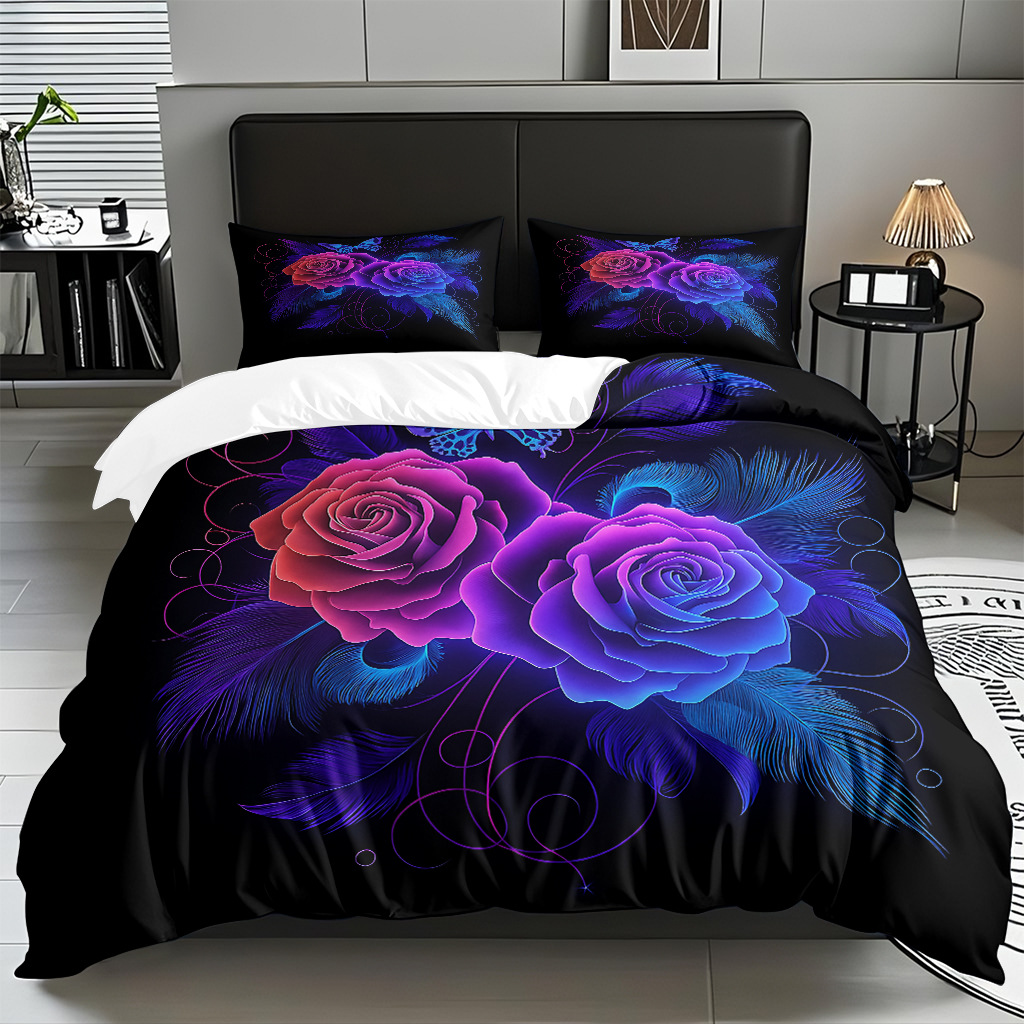 Butterfly series digital print edredón comercio electrónico transfronterizo preferido fuente fábrica adaptada modo TEMU / JIT