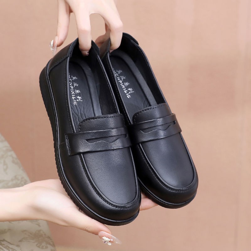 2026 verano nuevo color sólido simple estilo de moda versátil ligero transpirable perezoso un pie zapatos de mujer Lefour