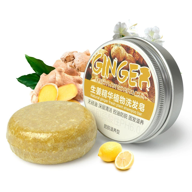 Transfronterizo polygonum jengibre champú jabón inglés champú jabón aceite esencial hombre jabón mano fábrica al por mayor en stock al por mayor