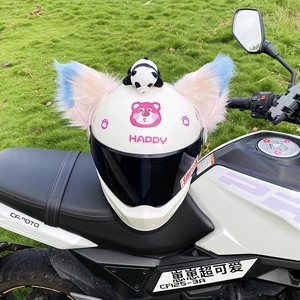 Creative Helmet Decoration Motorcycle Electric Car Beast Ear Fox Ear