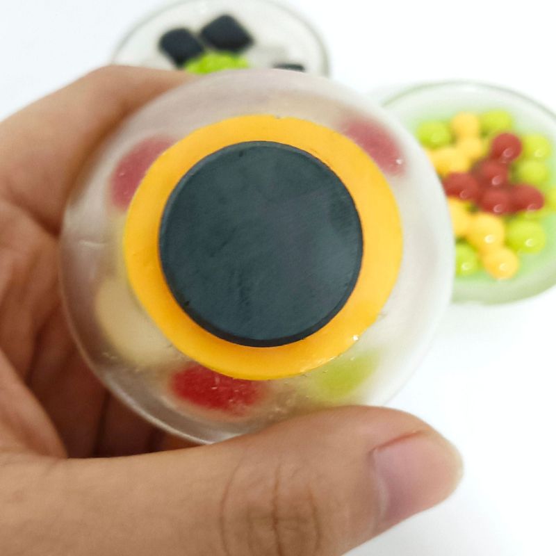 创意美食冰箱贴水果甜品芋圆甜汤糖水搪瓷碗豪华大卡食玩冰箱磁贴|undefined