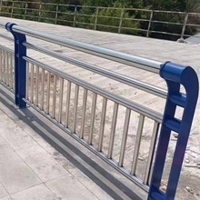 桥梁立柱 桥面不锈钢护栏 承接工程安装 市政防撞桥梁栏杆