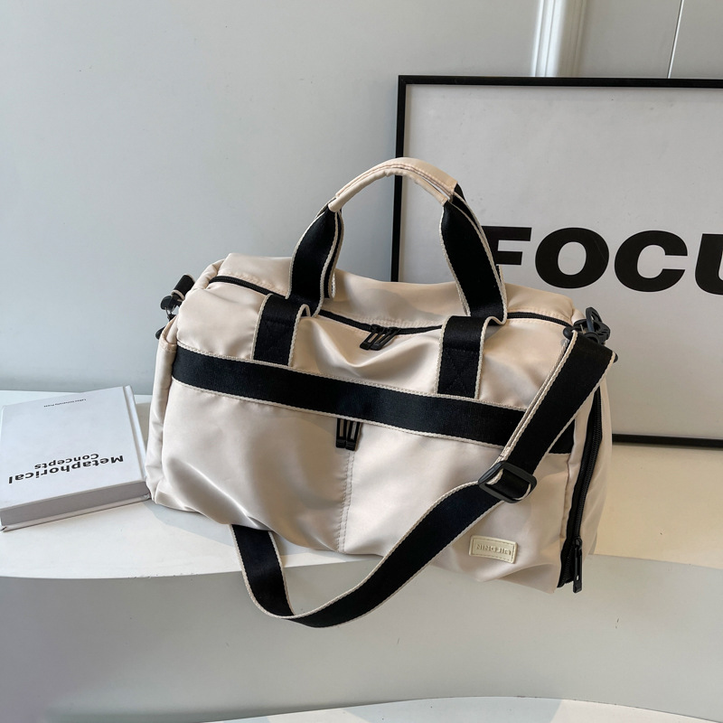 Bolsa de fitness de separación seca y húmeda, bolsa de ropa casual de mujer, bolsa de equipaje con almacenamiento de zapatos independiente, bolsa de viaje de gran capacidad