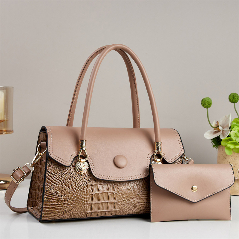 Bolso de dos piezas, bolso de casualidad, bolso de estilo simple, bolso de hombro, bolso de tramo inclinado diario, bolsas transfronterizas.