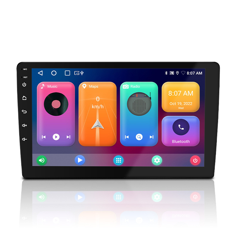 Navegación para automóvil de 7/9/10 pulgadas GPS Bluetooth Carplay inalámbrico HD marcha atrás Internet Android Car Navigator