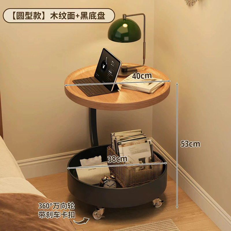 工場直送の軽くて豪華なスレートコーヒーテーブル、小さなアパートメントコーヒーテーブルコンビネーションテーブル、リビングルームラウンドティーテーブル、ソファサイドテーブル|undefined