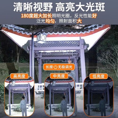 Rechargeable lamp, outdoor camping lamp, magnetic mobile lighting lamp, household power outage backup emergency lamp, stall night market lamp