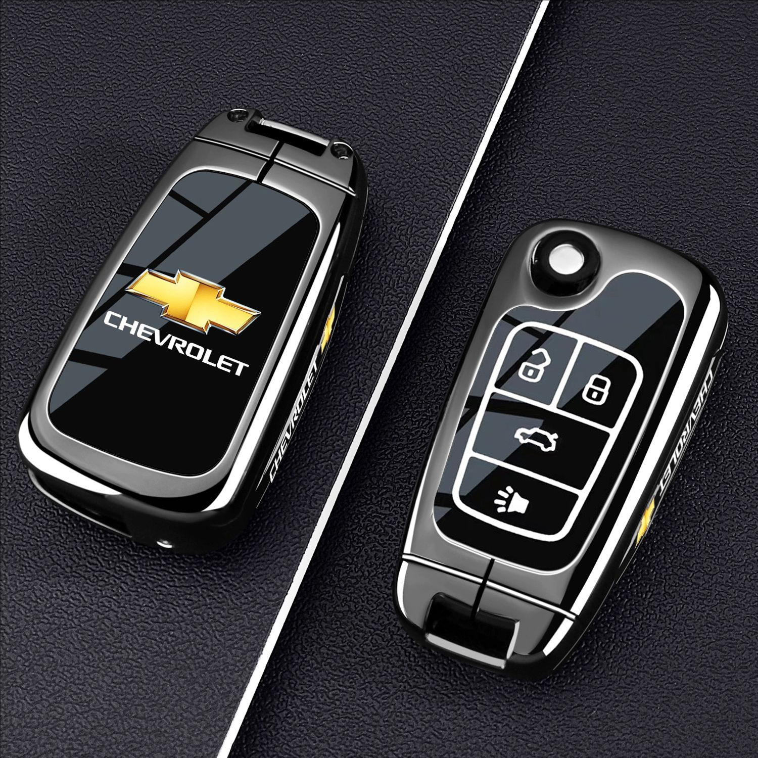 Suitable for Chevrolet Foldableing Key Cover Old Model Malibu Chevrolet Cruze Lefeng Rv Car Bag Buckle Shell