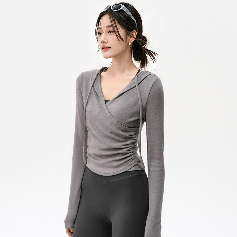 Plus-size women's yoga wear, new running sports tennis Pilates training top, long-sleeve fitness outdoor sportswear Plus-size women's yoga wear, new running sports tennis Pilates training top, long-sleeve fitness outdoor sportswear