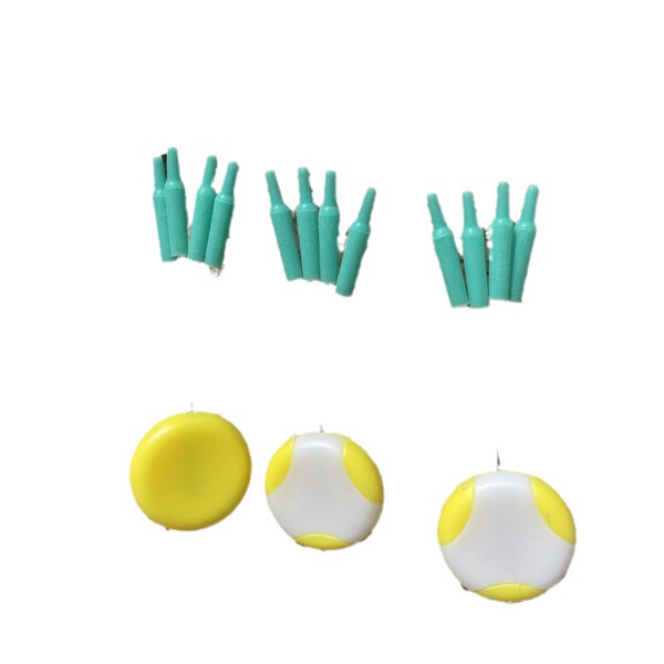space tubular collar with accessories for fishing