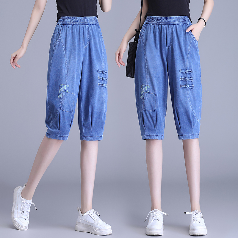 Thin trousers, summer jeans, flashlight, new collection