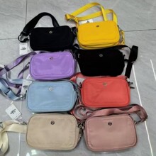 2024跨境同款尼龙防水女士单肩包相机包斜挎包腰包运动女抗菌防护