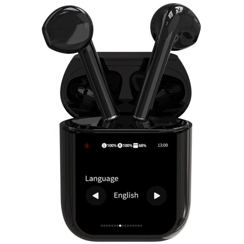 スマートスクリーン Y25 越境貿易人気ワイヤレス Bluetooth ヘッドセット TWS インイヤー ENC ノイズリダクション APP 付き|undefined