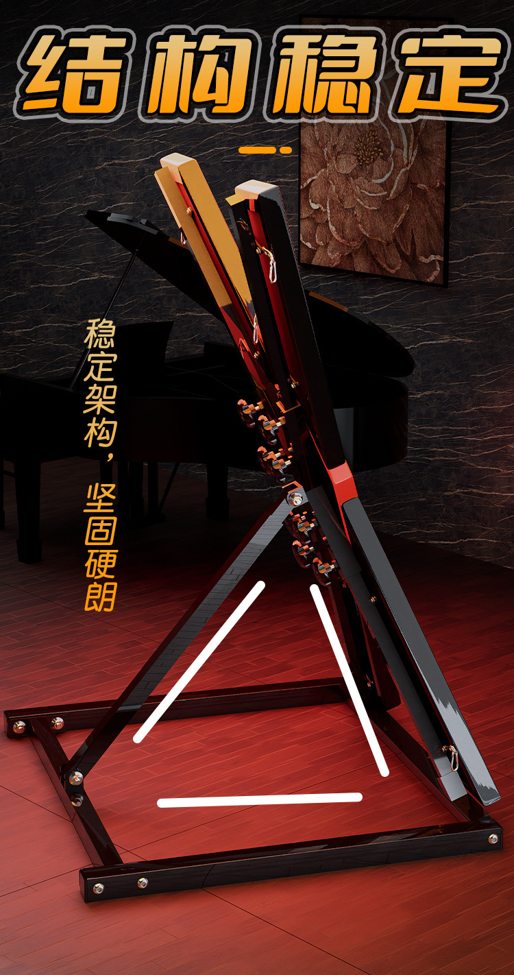 BDSM Cross X-Frame Bondage Device for Couples, Large Fixed Iron Frame, Black — detail image 26
