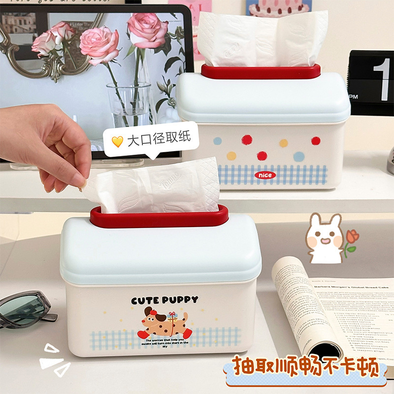 クリエイティブキャビンデスクトップティッシュボックスリビングルームコーヒーテーブル大容量ダイニングペーパーボックスバスルームパンチフリーウォールマウントティッシュボックス|undefined