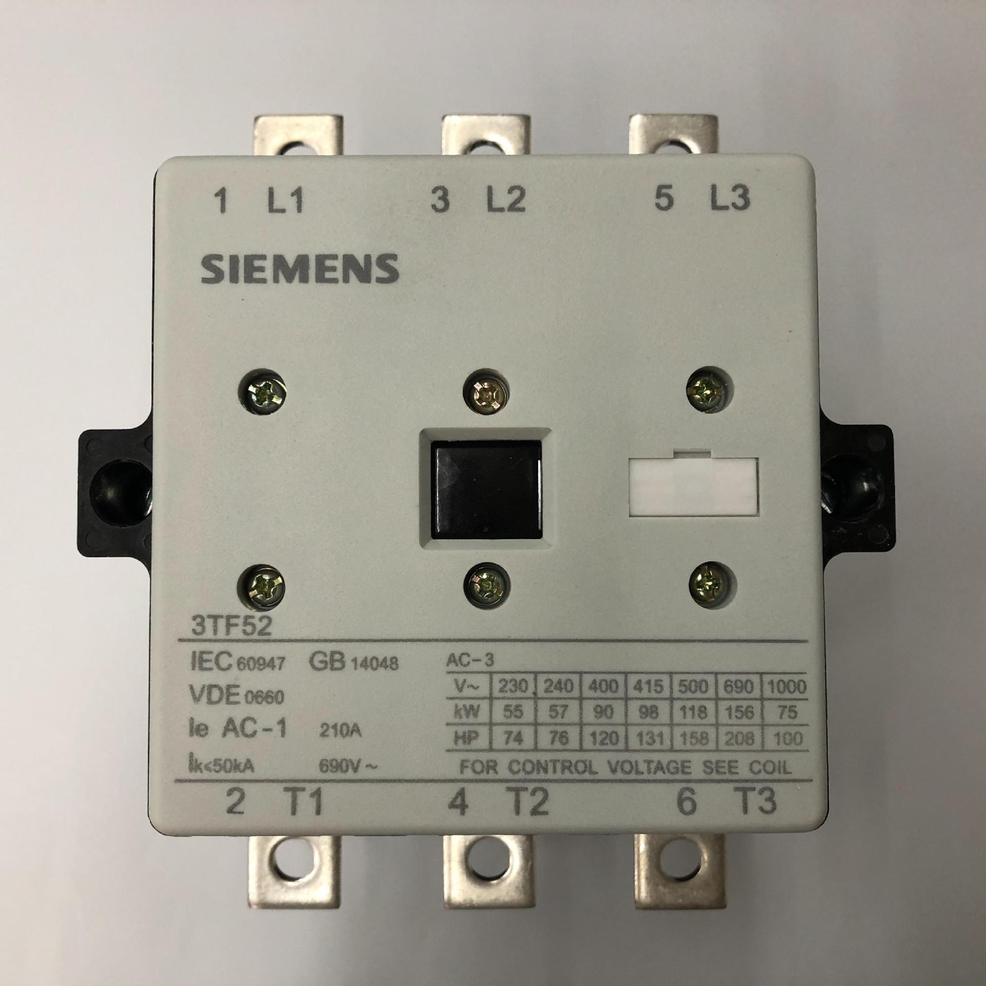 原装正品3TF5222-0XM0 AC220V 50/60Hz西门子三级交流接触器