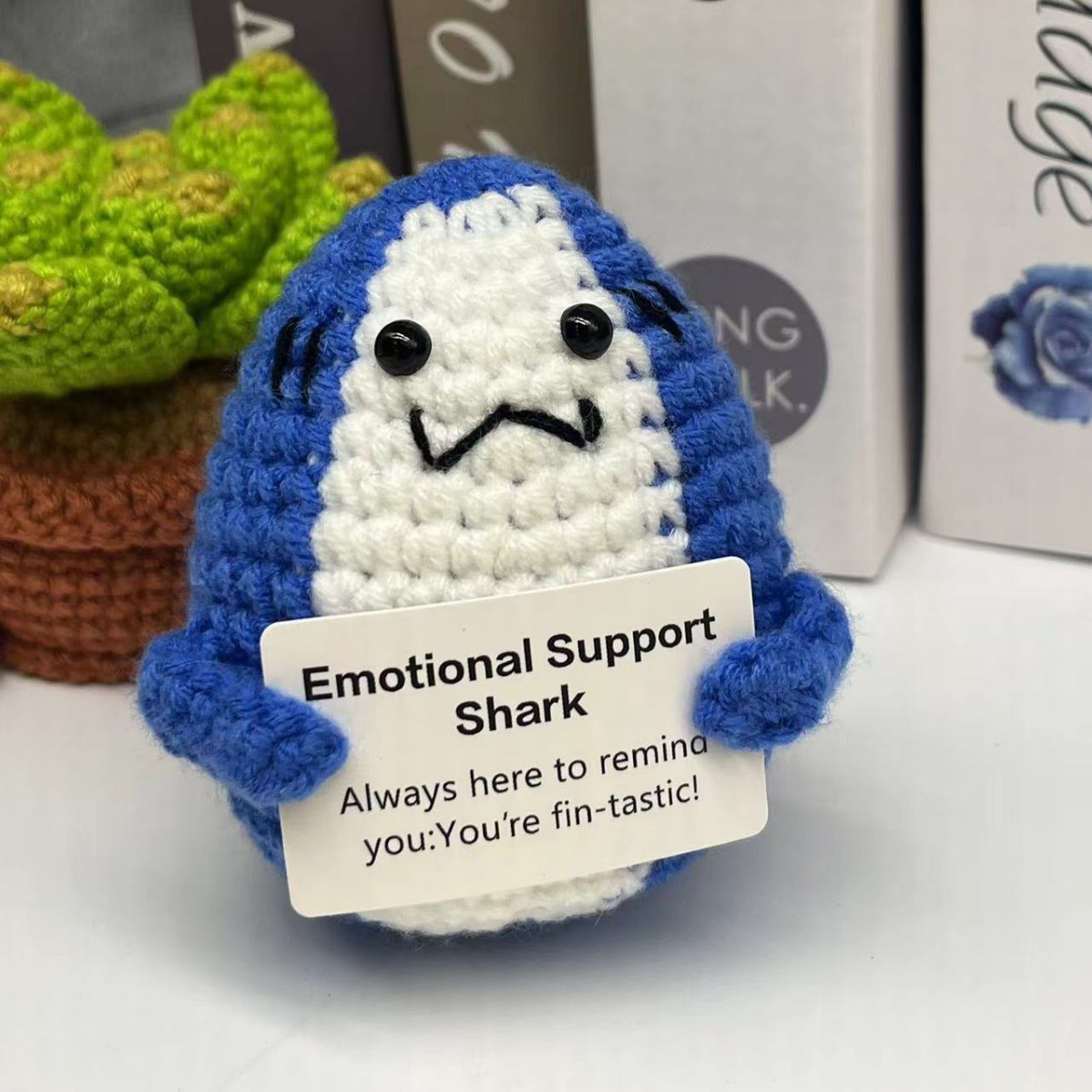 Transfronterizo al por mayor hecho a mano de punto de felpa de energía positiva de la patata emocional vegetal adornos de frutas de juguete pequeño regalo