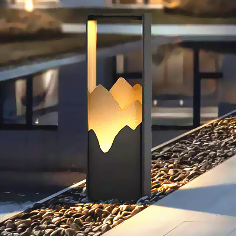 Paisaje lámpara de césped jardín al aire libre lámpara de columna baja lámpara de jardín lámpara de césped LED lámpara de aluminio iluminación de jardín parque