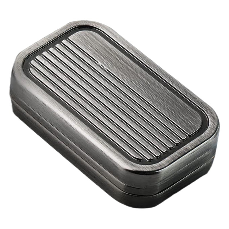 Transfronteriza descompresión juguete metal dedo Gyro EDC push Tarjeta de tres capas onda de sonido magnética descompresión juguete EDC pop moneda