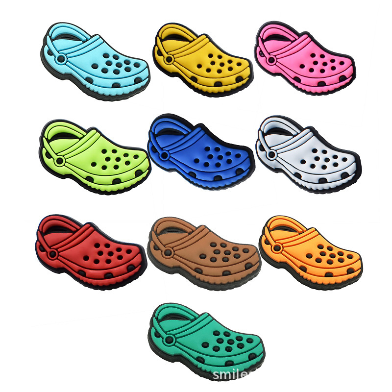 Pvc Soft Plastic Crocs Decorative Buckle Accessories Shoe Charms Cute Crocodile Zhibixing Accessories