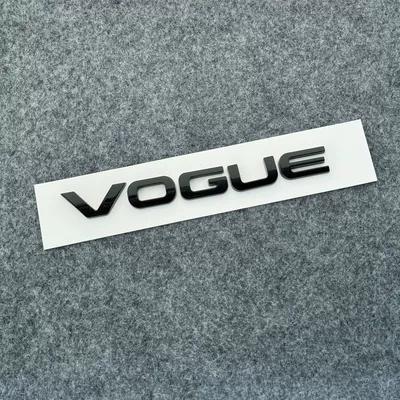 models; includes the SV version lettering – Car logo - standard-voguebright-black