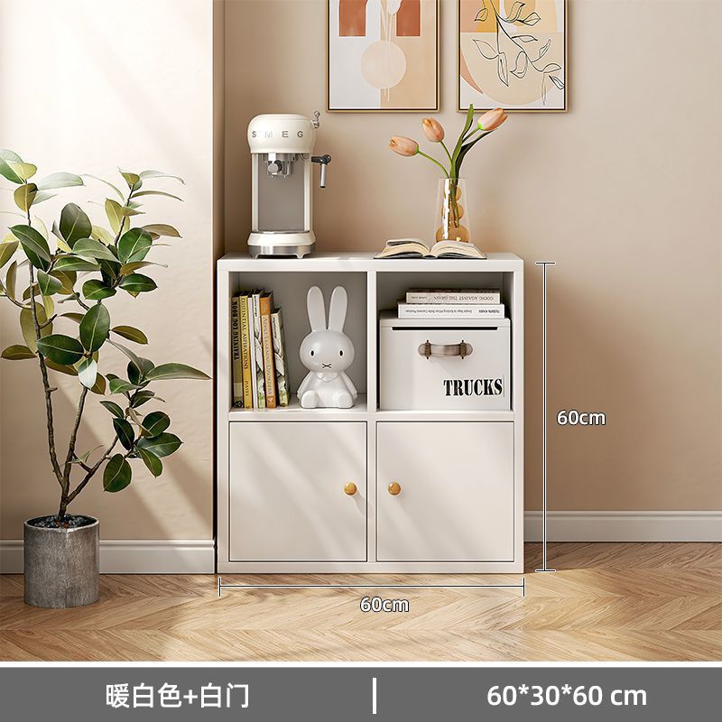 [도어가 있는 4칸 모델] 60*30cm-따뜻한 흰색