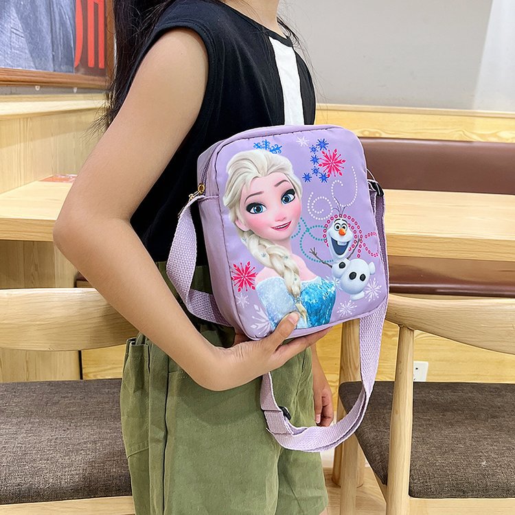 Frozen bolso para niños tesoro femenino lindo princesa bolso de mensajero Aisha regalo en vivo bolso de teléfono móvil de un solo hombro