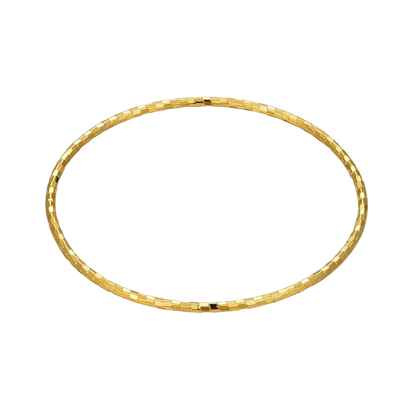 Glossy matte gold bracelet, accessory, does not fade