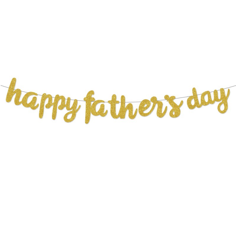 Suministro directo de fábrica Día del Padre decoración del partido bandera de la bandera del tirón diseño de fondo de la fiesta de cumpleaños del padre