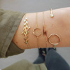 Fashionable accessory, bracelet, set, European style, 4 piece set