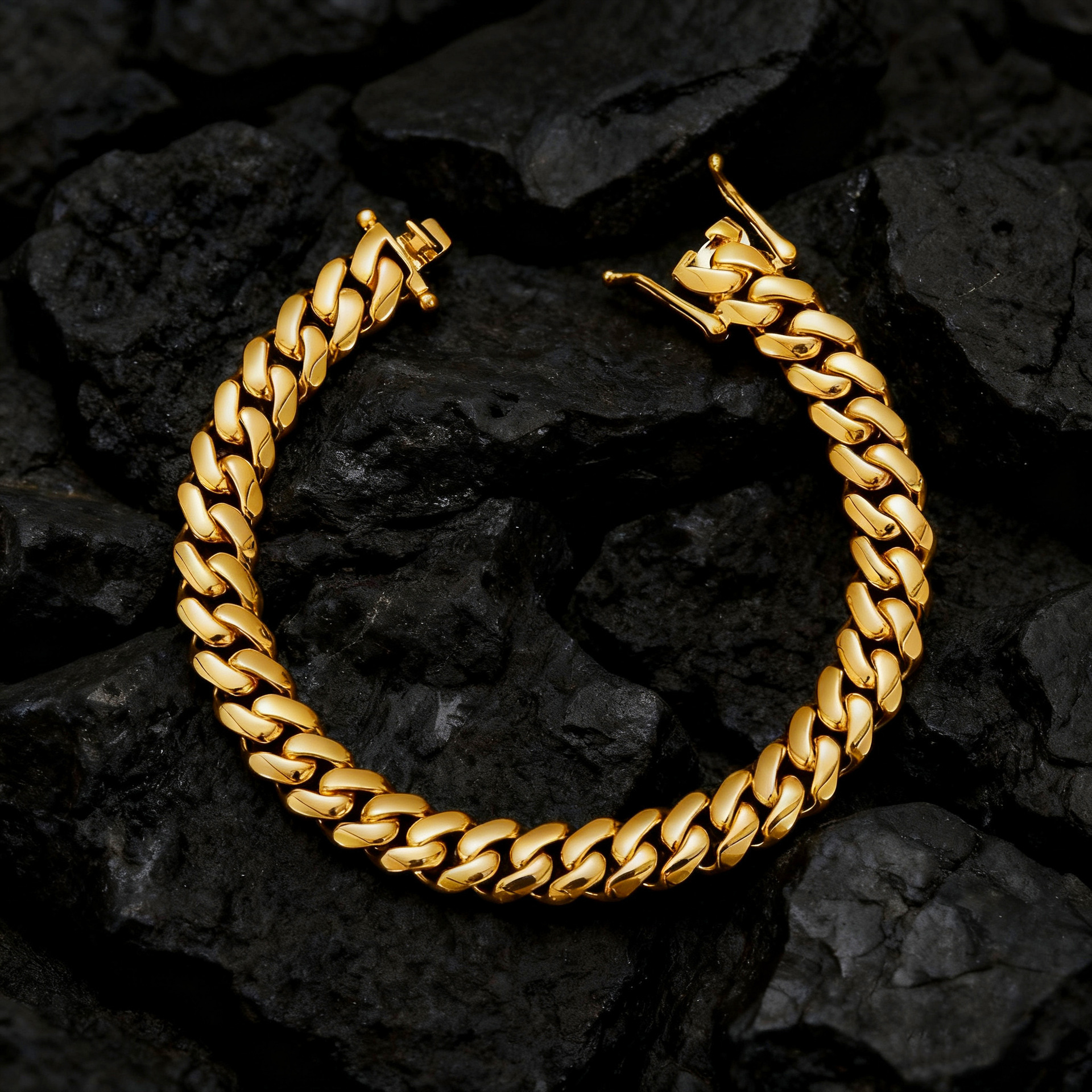 Boucle de ceinture pour homme en acier inoxydable poli, plaqué or, avec motif tête de dragon, finition lisse, 6-22 mm._voghion.com