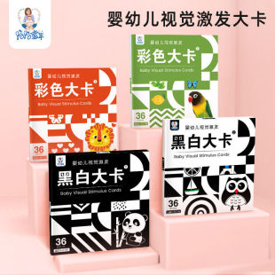 Black and White Card Baby Early Education Baby Visual Stimulation Flash Card Colorful Newborn Educational Toys 0-3 Months 1 Year Old