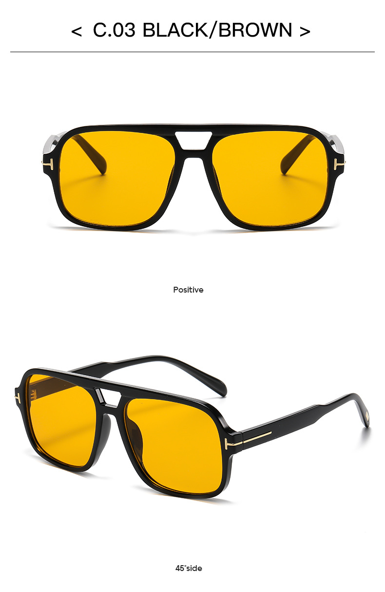 76g Weight Full Frame Glasses Structure Sunglasses Classification Ac, UV400 Protection Lens Material Square Glasses Style Holiday, Travel Occasion Solid Color Pattern Unisex Gender Simple Style, Classic Style Style Simple Style Classic Style Solid Color Ac UV400 Protection Square Full Frame Women's Sunglasses 13