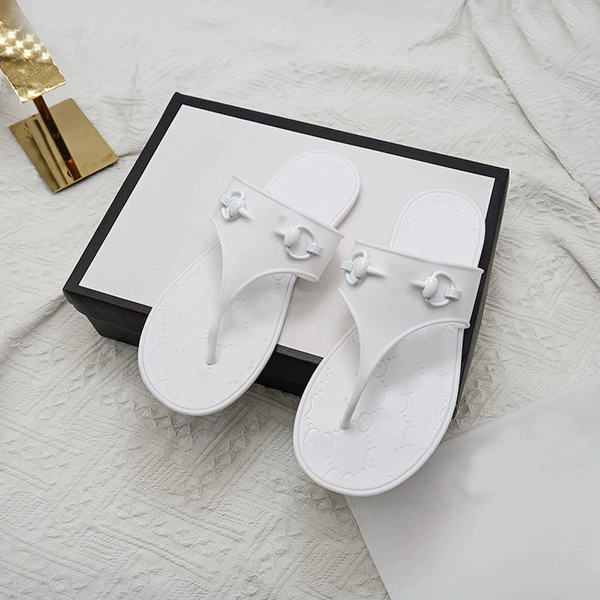 Flip flops-bright white