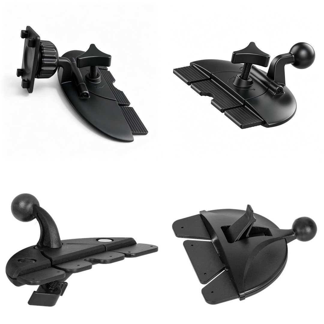 Car Cd Port Phone Holder Base, Universal Ball Head, Car Navigation Tablet Mount Wholesale