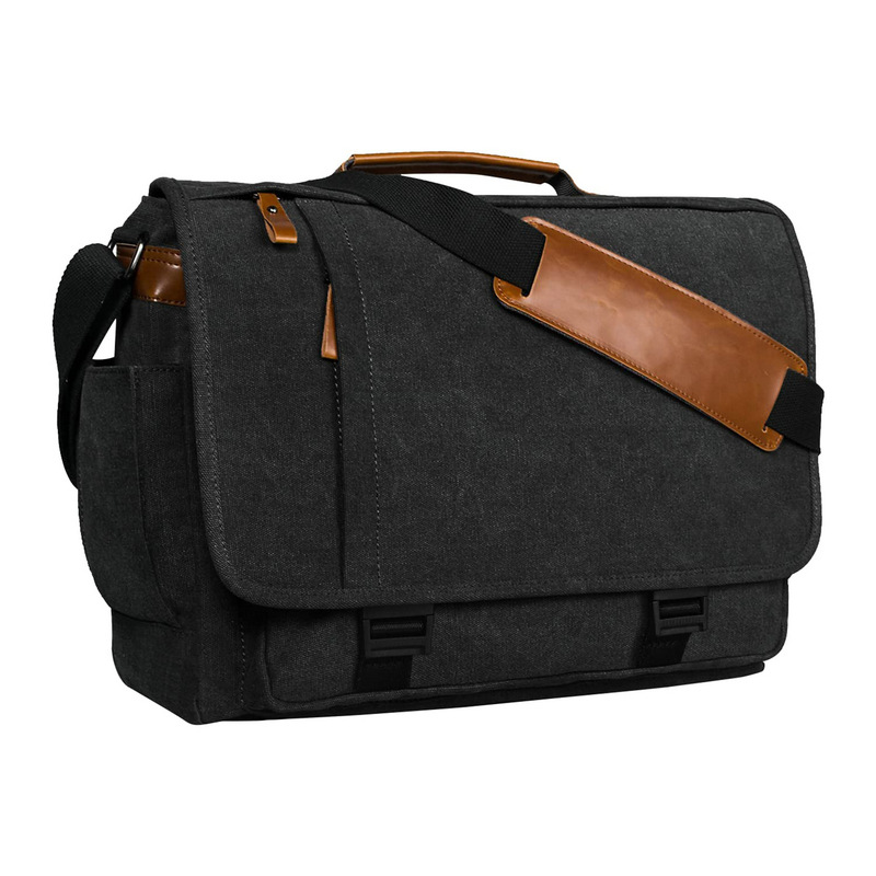Messenger Bag New British style waterproof canvas tablet laptop messenger bag_voghion.com
