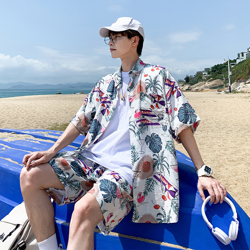 T3013 화이트 슈트 [[셔츠+반바지