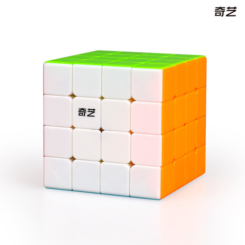 Qiyi Rubik's Cube Level 4 S3 Bright Six-Color Rubik's Cube Entry-Level Frosted Sticker-Free Rubik's Cube Wholesale