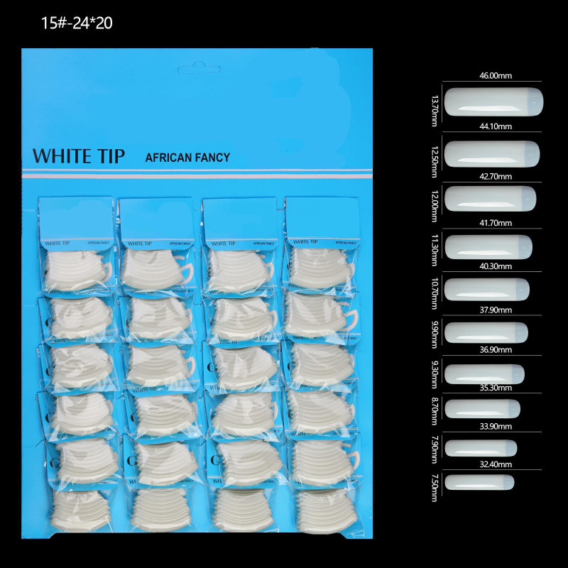 Fábrica directa de nuevos productos de manicura de color sólido 24 paquetes de tarjetas de uñas parches de manicura falsas uñas al por mayor